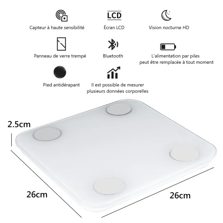 Balance numerique bluetooth