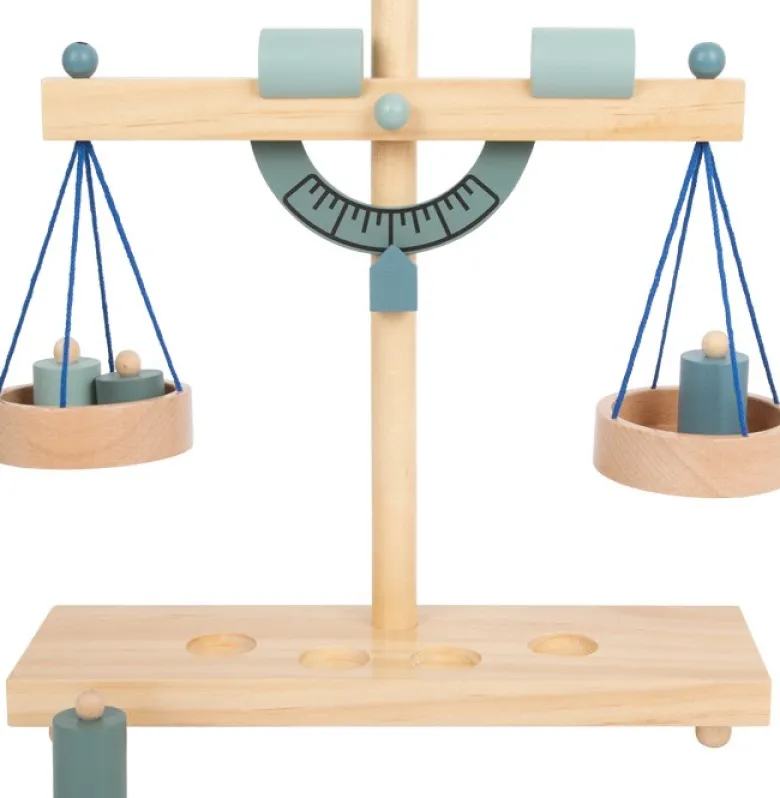 Balance romaine en bois
