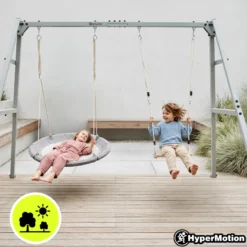 Balançoire hypermotion 4 en 1 avec hamac, balançoire et nid-de-pie