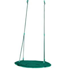 Balançoire ronde nid d'oiseau pour por