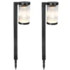 2 balise solaire à piquer beamlit h58cm