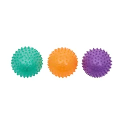 3 balles hérisson souples paillettes