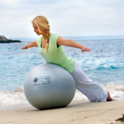 Ballon de gymnastique securemax gris