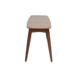 Banc bois foncé noyer l130 cm nordeco