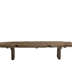 Banc bois marron h.42.1cm