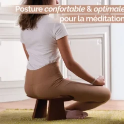 Banc de méditation, yoga ergonomique