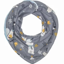 Bandana cache-cou réversible robin