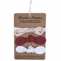 Bandeau enfant barrettes printemps