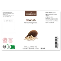 Baobab - huile végétale bio 100ml
