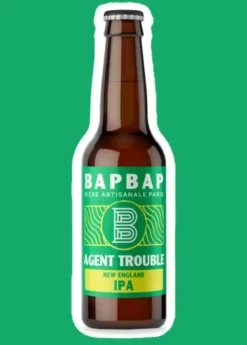Bapbap - bière neipa - agent trouble - 33cl - 6%