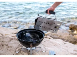 Barbecue à charbon charcoal portatif kettle premium nomade - napoleon