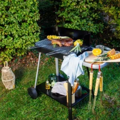 Barbecue à charbon vulcano 2300 avec cuve en fonte