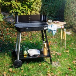 Barbecue à charbon vulcano 2300 avec cuve en fonte