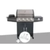 Barbecue à gaz piretto + malette 8 ustensiles - jardideco