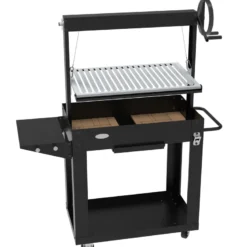 Barbecue santa maria imor - grillade argentine bois & charbon - réglable