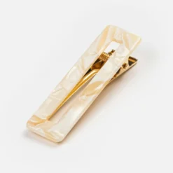 Barrette rectangle - nude