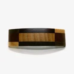 Barrettes marqueterie en bois