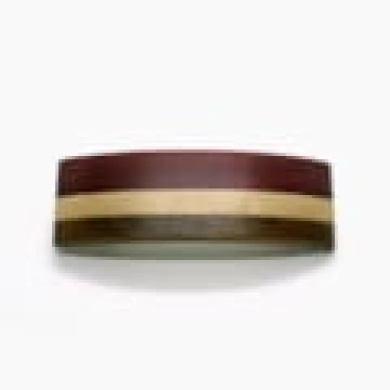 Barrettes marqueterie en bois