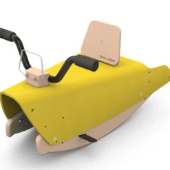 Bascule et porteur moto - jaune