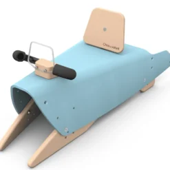Bascule et porteur voiture - bleu