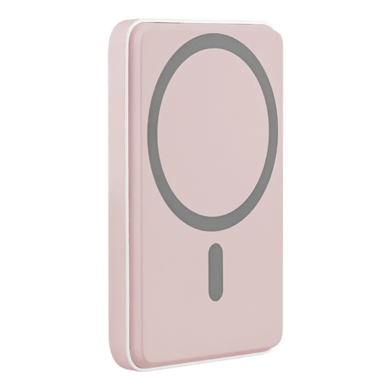 Batterie externe magnétique 5000mah rose