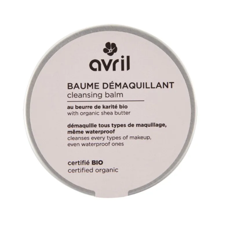 Baume démaquillant beurre de karité bio maquillage même waterproof 100 ml Avril