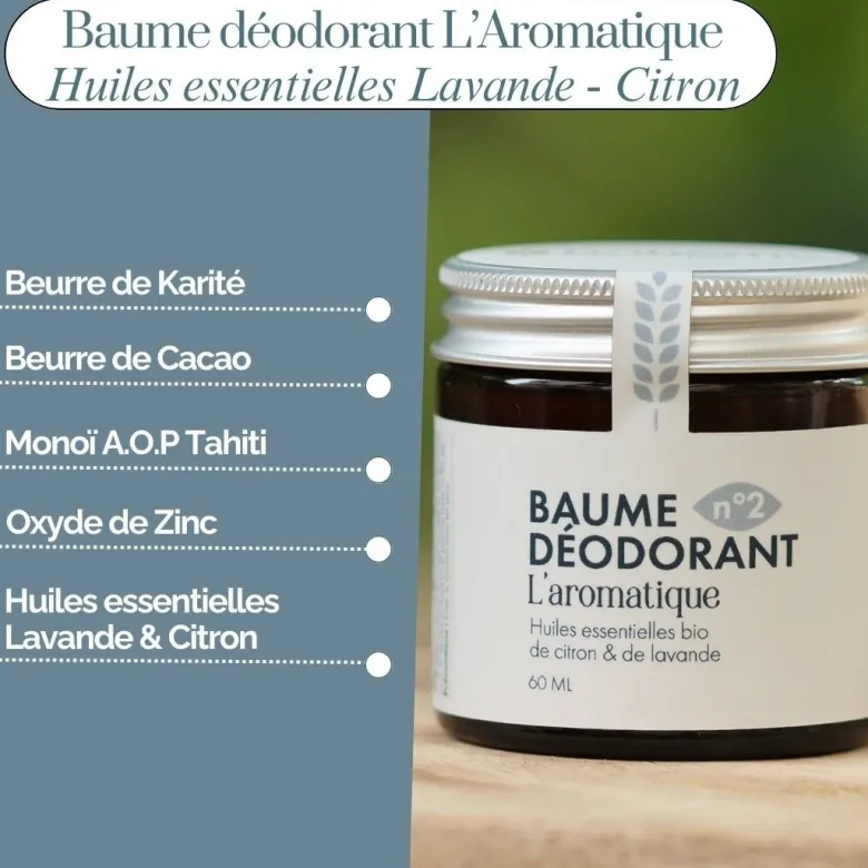 Baume déodorant bio l’aromatique