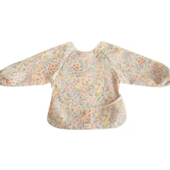 Bavoir à manches longues pastel blooms (6-24 mois)