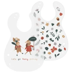 Bavoirs imprimés pixie land (2pcs)