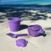 Bêche de plage écologique violette