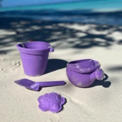 Bêche de plage écologique violette