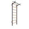 Benchk 221b espalier bois métal noir