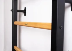 Benchk 200b espalier bois métal noir
