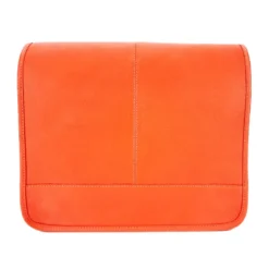 Besace messager cuir maxime orange