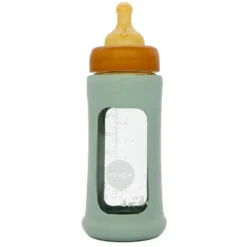 Biberon en verre avec housse de pro