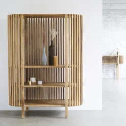 Bibliothèque en bois de teck