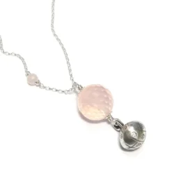 Bijoux de grossesse quartz rose