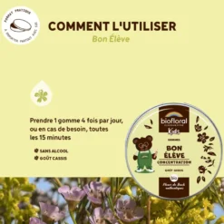 Biofloral - bon élève gommes - bio