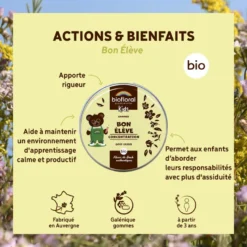 Biofloral - bon élève gommes - bio