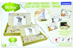 Bio toys l’ecole des mots bilingue français- anglais - jeu en bois