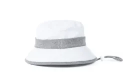 Bob mixte certifié anti-uv upf50+ et anti-chaleur blanc et gris souris 55/57