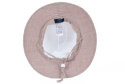Bob mixte certifié anti-uv upf50+ et anti-chaleur blanc et vieux rose 55/57