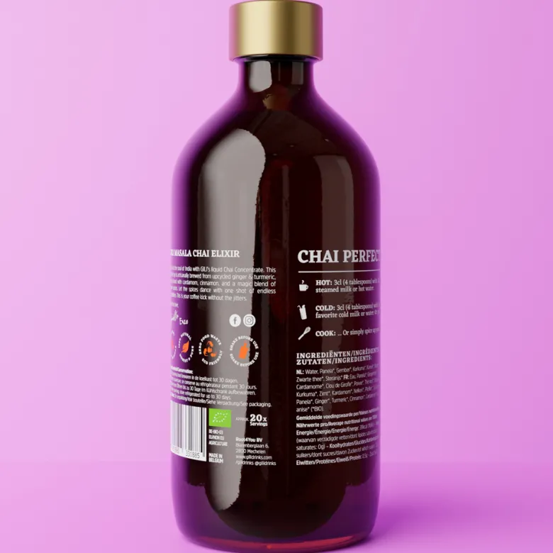 Boisson Chai barista bio mélange d’épices 500 ml Gili
