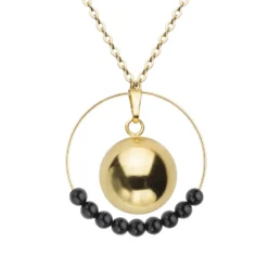 Bola de grossesse et tourmaline noire