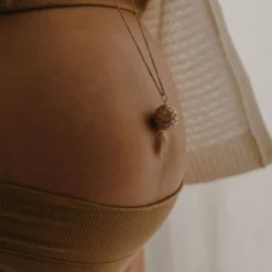 Bola fleur de vie argent