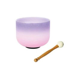Bol chantant cristal candy violet & rose
