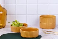 Bol 16,5cm - 4 pc - ocre