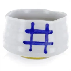 Bol de cérémonie japonais chawan - blanc
