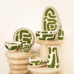 Bol lulli vert 15 cm x6 Vert