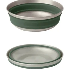 Bol pliable sea to summit detour stainless steel collapsible bowl m vert